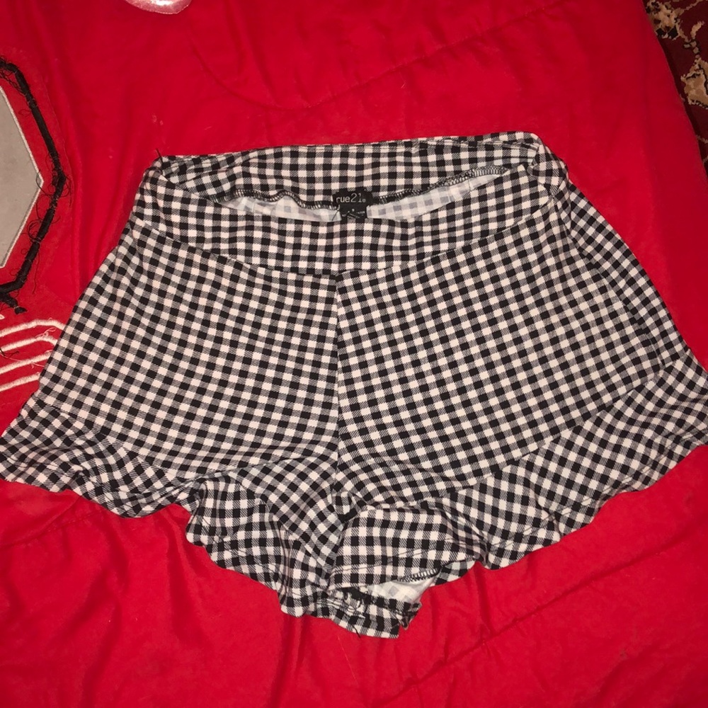 Rue21 Soft Checkerboard Shorts